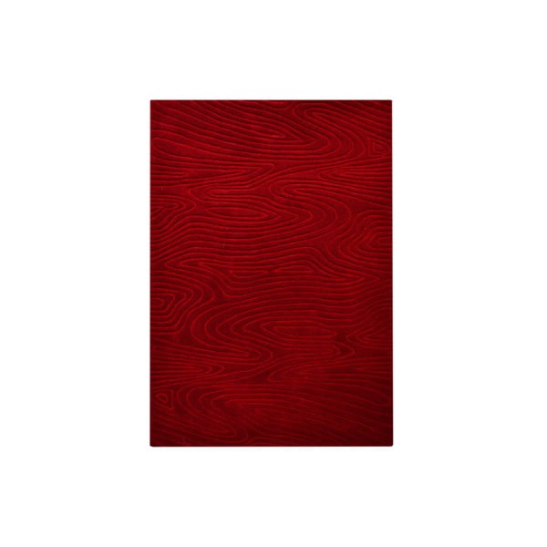 Ručne tkaný koberec Zen, 70x140 cm, červený