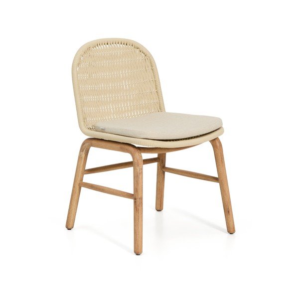 Béžová záhradná stolička Alipa – Kave Home-image-2