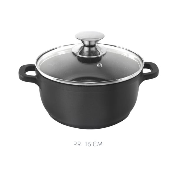 5dielna súprava hliníkového riadu s 3 pokrievkami a roštom Orion Grande-image-3