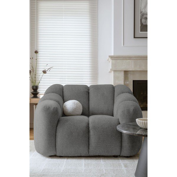 Sivé kreslo Shell – Miuform-image-1