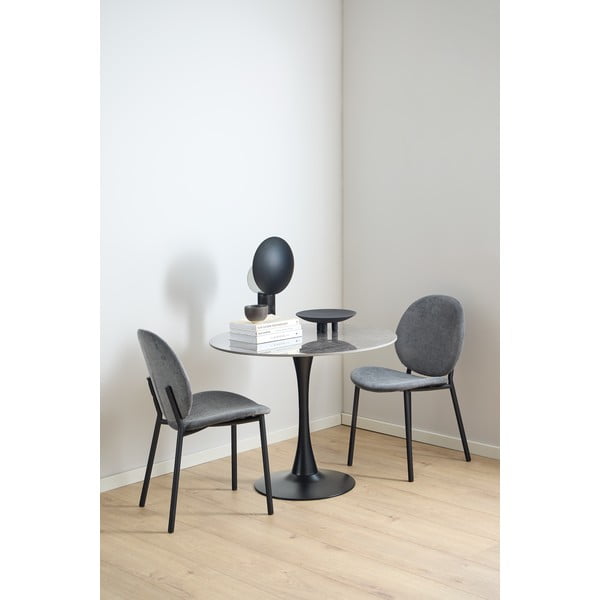 Antracitová jedálenská stolička Cliff – Actona-image-3