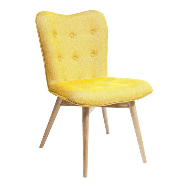 Žltá jedálenská stolička Kare Design Angel Wings