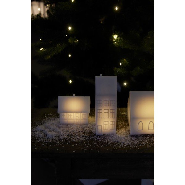 Biela svetelná dekorácia na baterky Copenhagen Half-Timbered House – Sirius-image-2