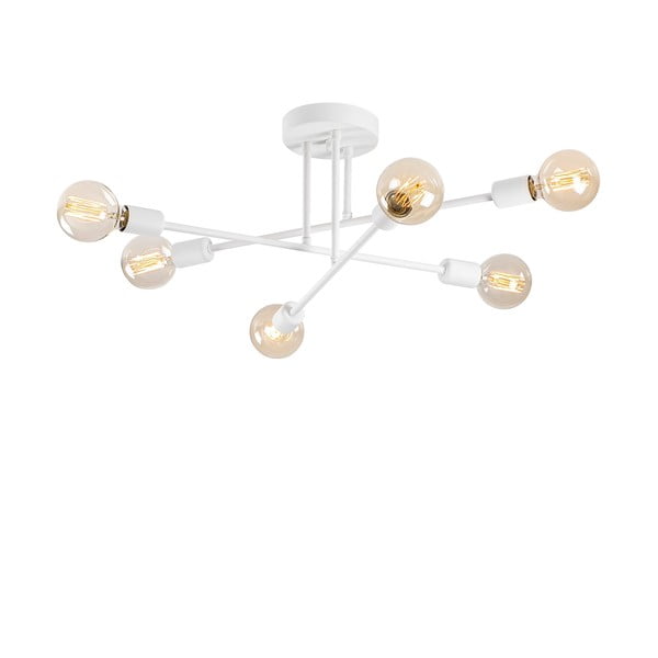 Biele stropné svietidlo 64x64 cm Flower – Opviq lights-image-2