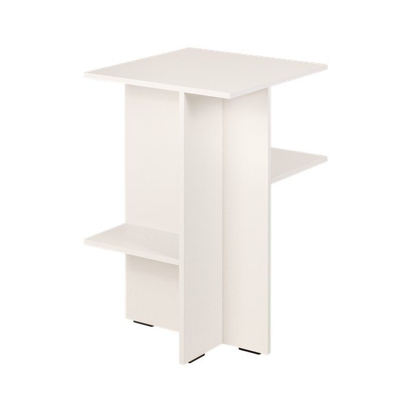 Sivobéžový nočný stolík s poličkami Atik – noo.ma-image-3