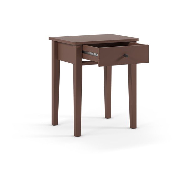 Matný nočný stolík v terakotovej farbe Bart – Marckeric-image-3