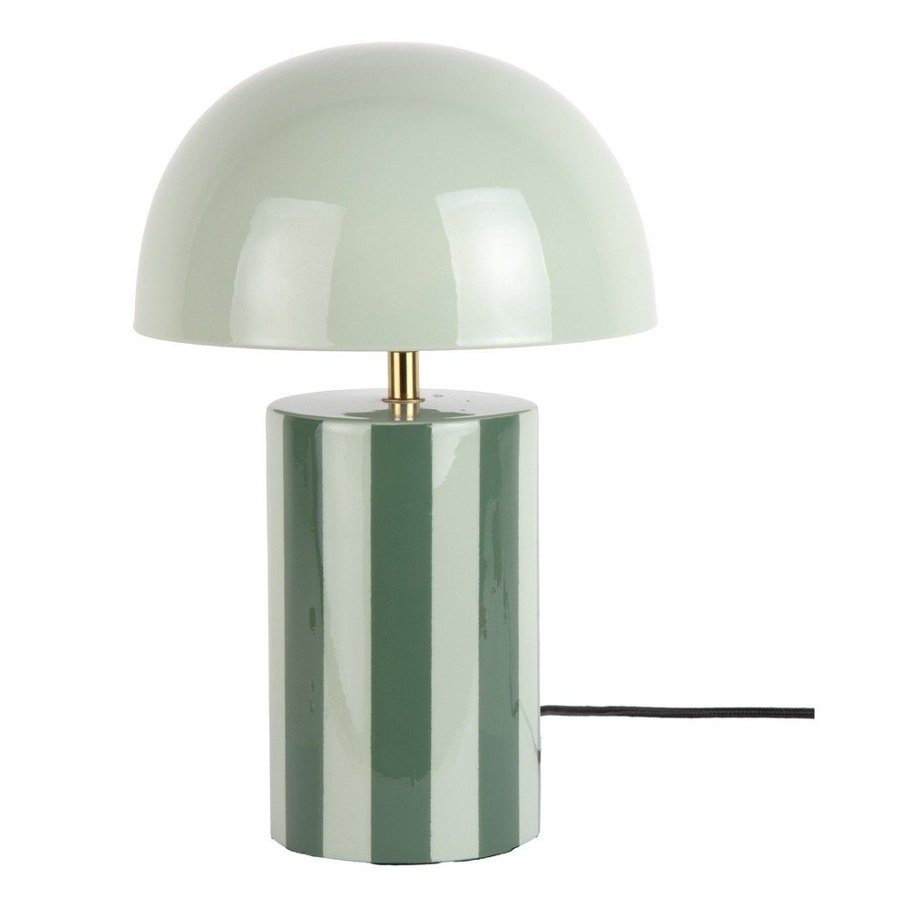 E-shop Zelená kovová stolová lampa (výška 34 cm) Rayado – Leitmotiv