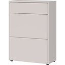 Krémovobiela matná skrinka 70x99x34 cm Binetto – Germania