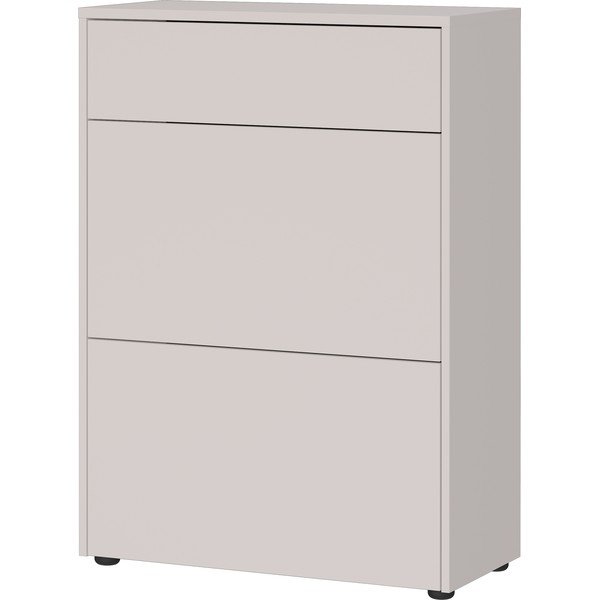 Krémovobiela matná skrinka 70x99x34 cm Binetto – Germania