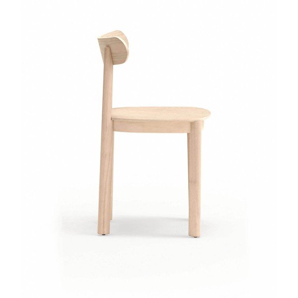 Jedálenská stolička v dekore jaseňa v prírodnej farbe Nara – Teulat-image-3