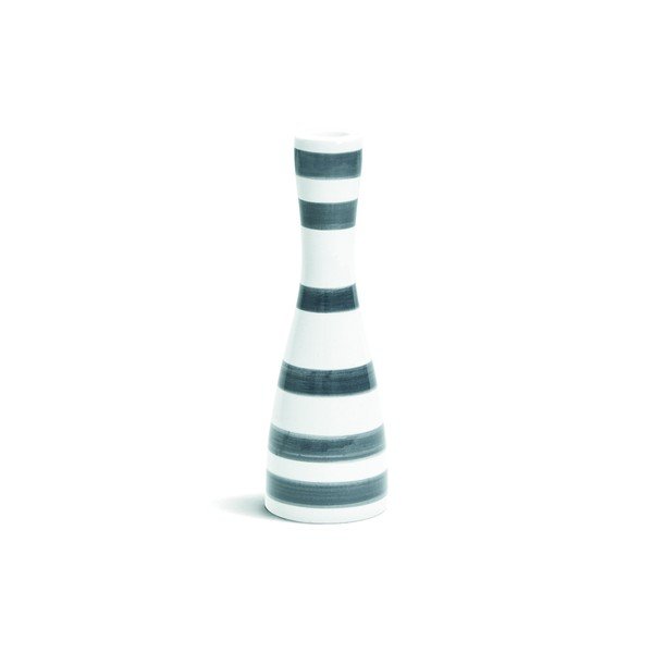 Sivo-biely kameninový svietnik Kähler Design Omaggio, výška 20 cm