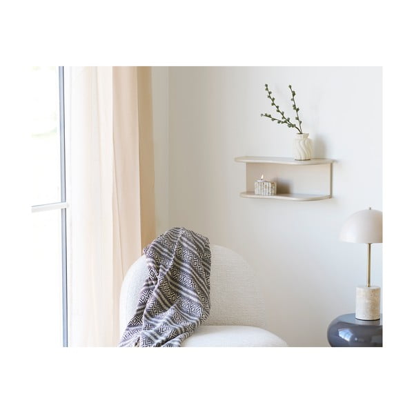 Hnedá deka z recyklovanej bavlny 130x180 cm Adana – House Nordic-image-2