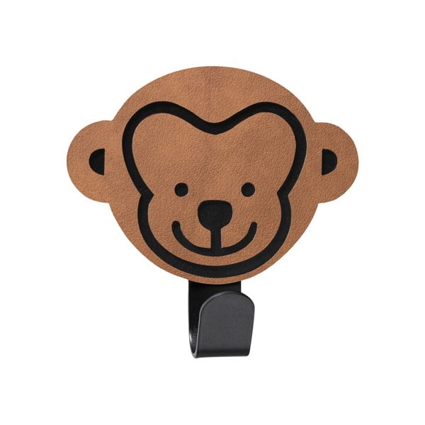 Hnedý oceľový háčik bez vŕtania Monkey Nupo – LIND DNA