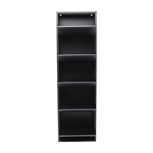 Antracitovosivá skrinka na topánky Kare Design Caruso-image-3