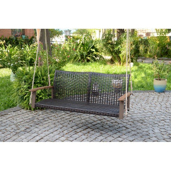 Hnedá záhradná hojdačka Cuneo – Garden Pleasure-image-1