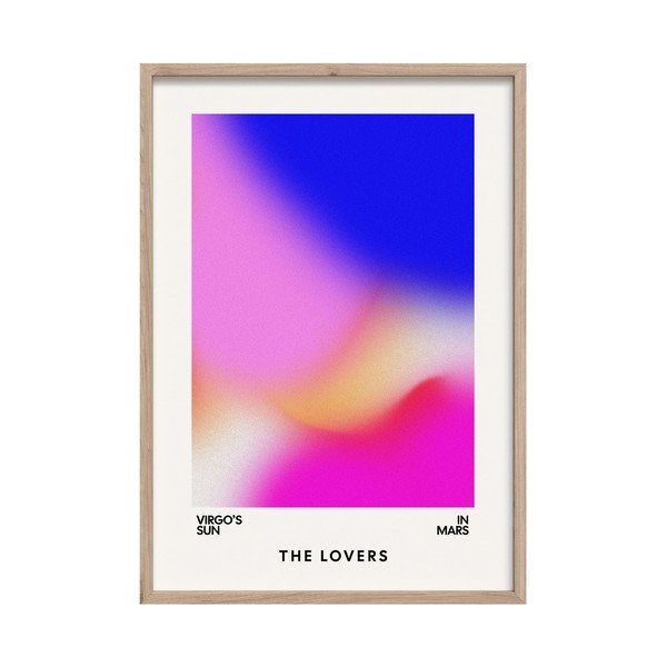 Tlačený obraz s rámom 50x70 cm Love Flow – Styler