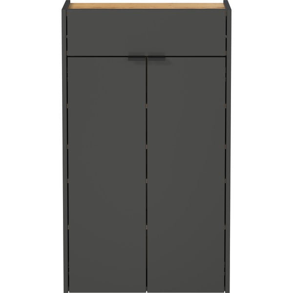 Antracitová skrinka 56x97x22 cm Ameca – Germania-image-2