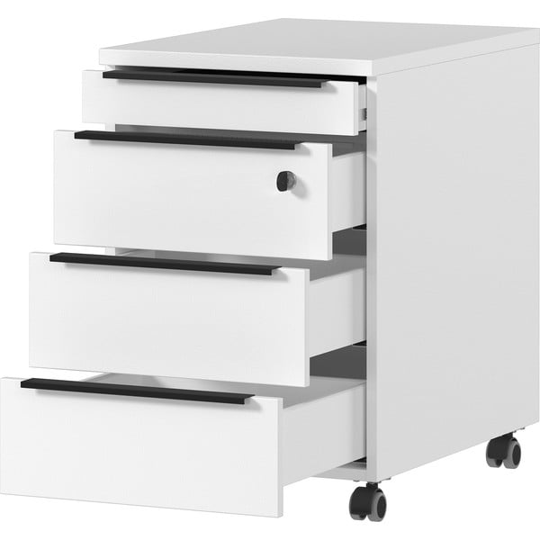 Biela uzamykateľná skrinka 42x63 cm Mailand – Germania-image-2