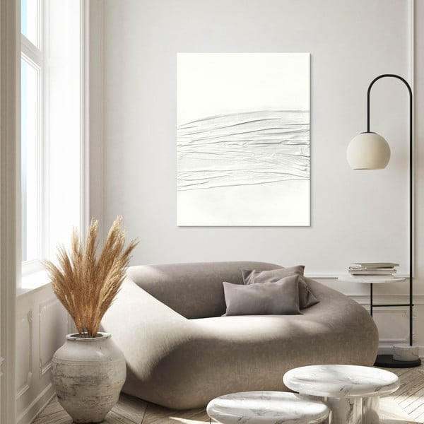 Ručne maľovaný obraz 90x118 cm White Passion – Malerifabrikken-image-1