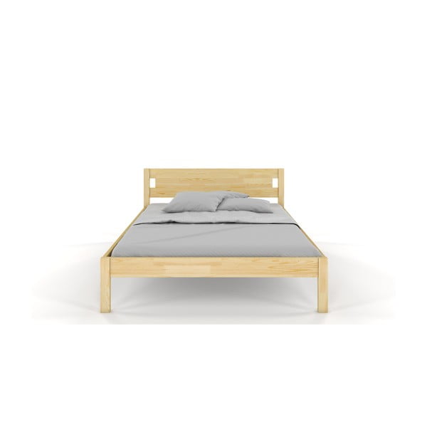 Dvojlôžková posteľ z borovicového dreva 180x200 cm v prírodnej farbe Laxbaken - Skandica-image-1
