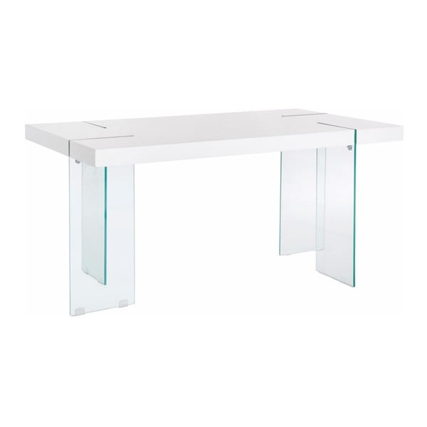 Biely jedálenský stôl 13Casa Ghost, 160 x 90 cm