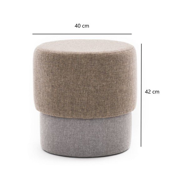 Svetlohnedý taburet Felix – Artie-image-4