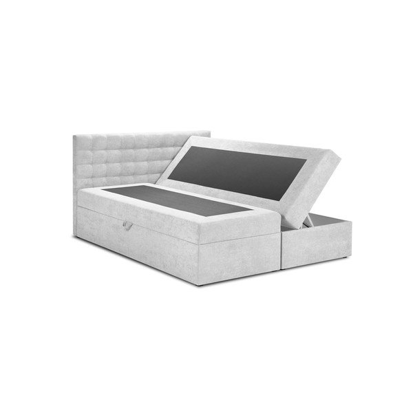 Svetlosivá dvojlôžková posteľ Mazzini Beds Jade, 160 x 200 cm-image-2