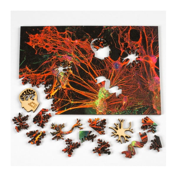 Puzzle Orange Neural Network, 15x23 cm
