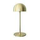 LED stolová lampa na diaľkové ovládanie v mosadznej farbe s kovovým tienidlom (výška 30 cm) Tim – Sirius