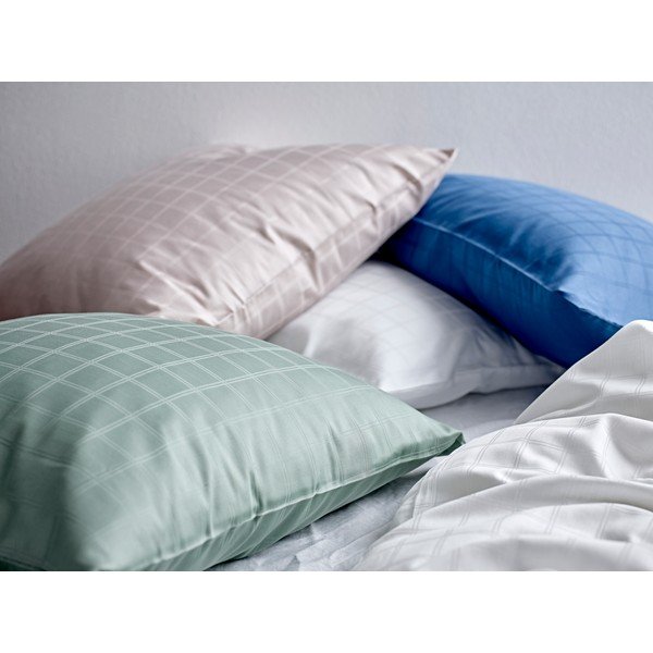 Modré damaškové obliečky na jednolôžko 140x200 cm Clear – Södahl-image-1