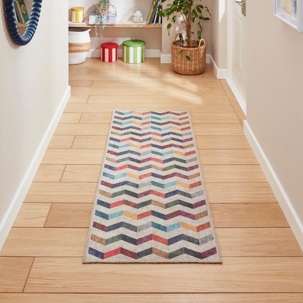 Prateľný behúň 76x230 cm Coral Multi – Think Rugs-image-1