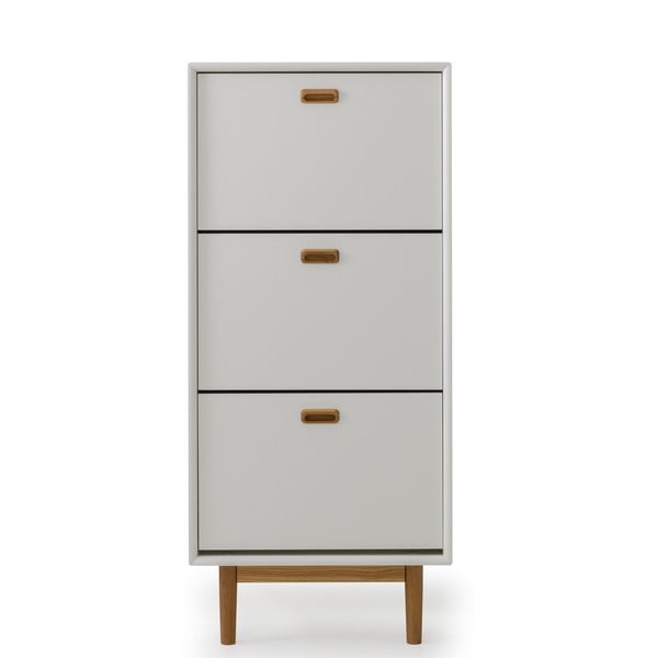 Biela výklopná skrinka na topánky Svea – Tenzo-image-2