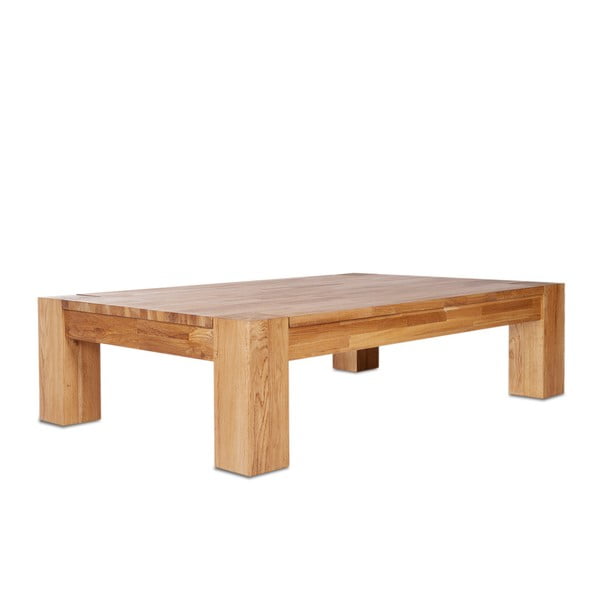 Konferenčný stolík z dubového dreva Solid, 85 x 130 cm