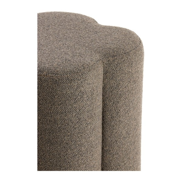 Hnedý taburet z textílie buklé Nalani – Light & Living-image-4