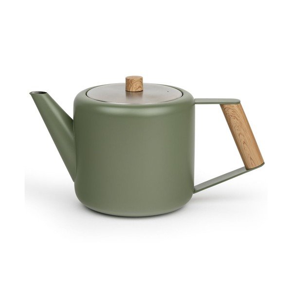 Zelená kanvica na čaj z nehrdzavejúcej ocele 1,1 l Duet Boston – Bredemeijer