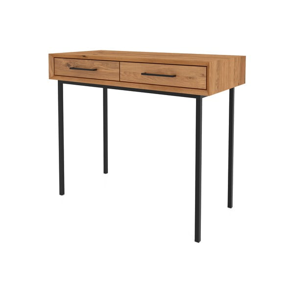 Toaletný stolík z dubového dreva 97x45 cm Abies - The Beds-image-4