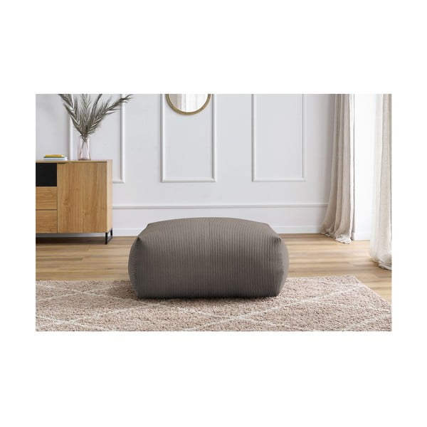 Sivo-hnedá menčestrová podnožka Voltaire – Bobochic Paris-image-4