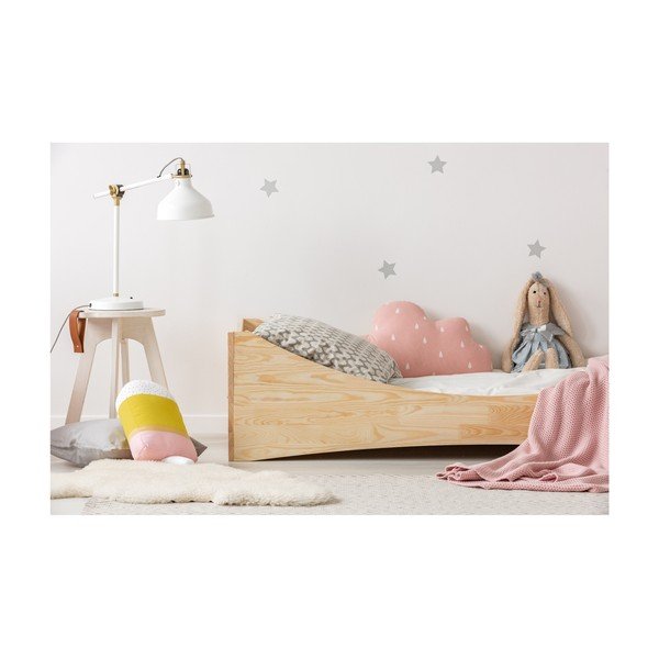 Detská posteľ z borovicového dreva Adeko Mila BOX 3, 60 × 120 cm-image-1