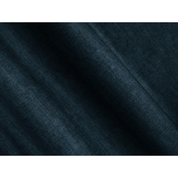 Tmavomodrá zamatová rohová pohovka (ľavý roh/do tvaru "U") Loretto – Cosmopolitan Design-image-4