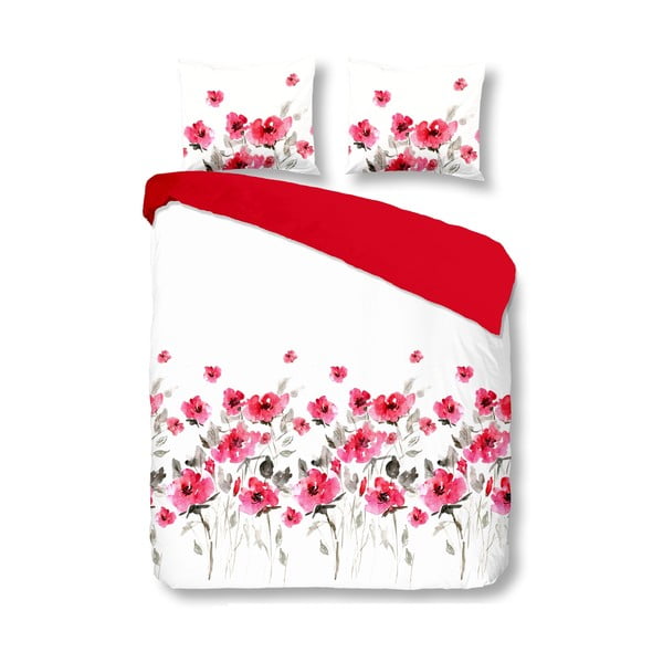Obliečky Flowerdream Red, 200x200 cm