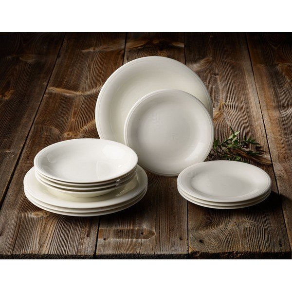 Biely porcelánový tanier na šalát Like by Villeroy & Boch Group, 21,5 cm-image-2