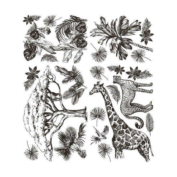 Dekoratívne samolepky na stenu Ambiance Savanna-image-4