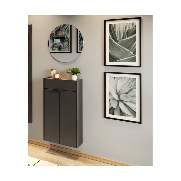 Antracitovosivá/v prírodnej farbe predsieňová zostava Ameca – Germania-image-2