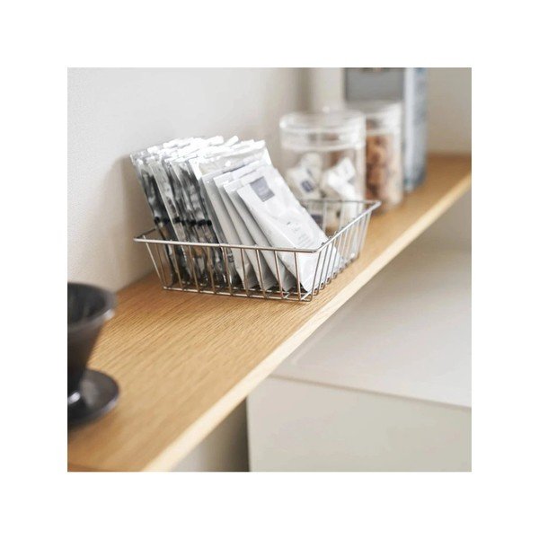 Biela/v prírodnej farbe drevená prídavná polička 28,5x8,5 cm Tower – YAMAZAKI-image-2