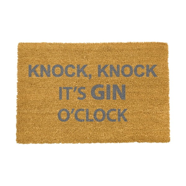 Rohožka Artsy Doormats Knock Knock It's Gin O'Clock, 40 × 60 cm