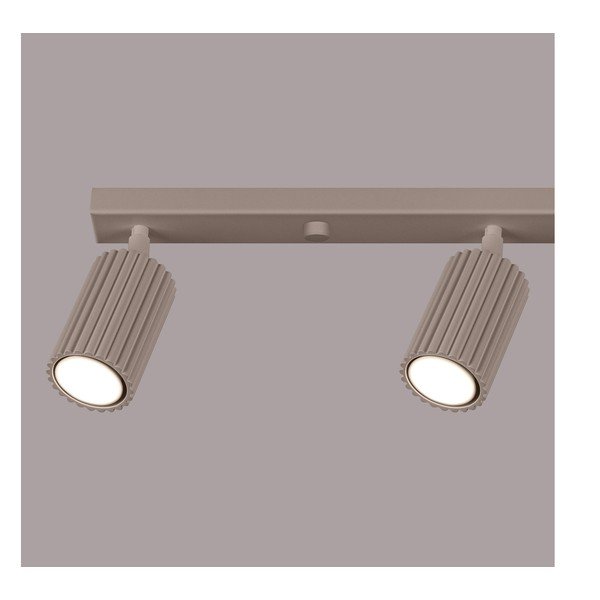 Taupe kovové bodové svietidlo 6,5x81 cm Gleam – Sollux-image-3