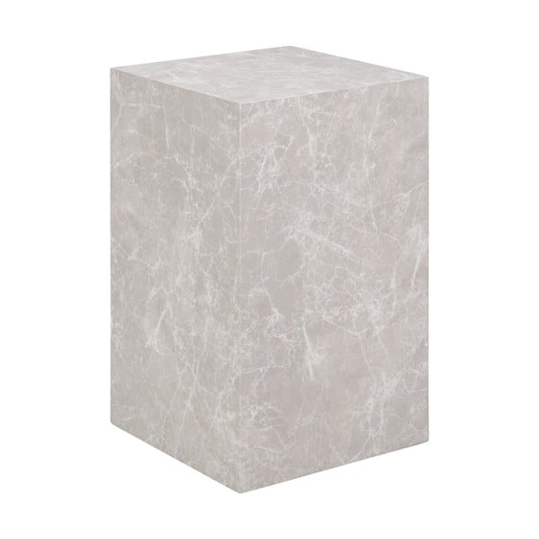 Odkladací stolík v dekore mramoru 30x30 cm Prague – House Nordic