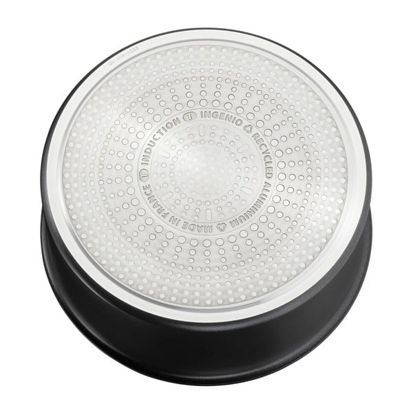 Hliníkové hrnce v súprave 3 ks s nepriľnavým povrchom/s odnímateľnou rukoväťou na indukčný varič INGENO Eco Resist L3979202 – Tefal-image-4
