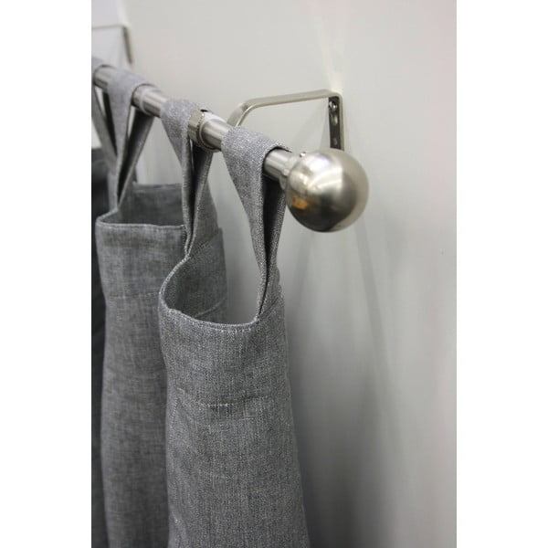 Kovová roztiahnuteľná garniža 120 - 210 cm Koule - Gardinia-image-1