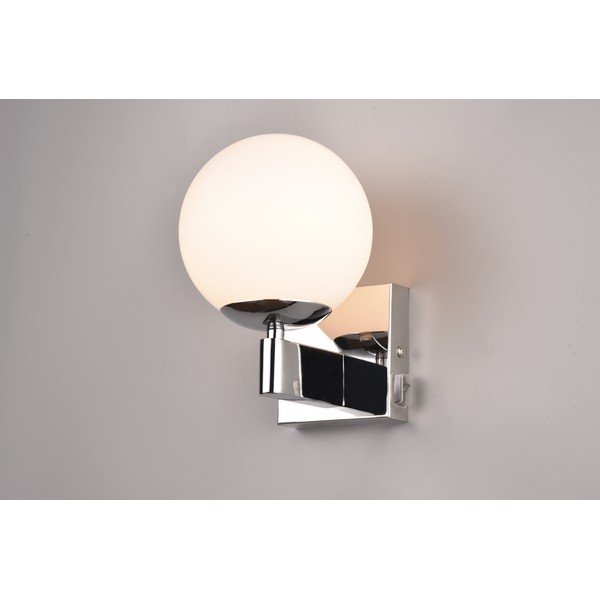 Nástenné svietidlo v striebornej farbe ø 14 cm Kula – Trio-image-2